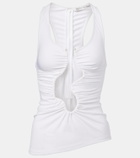 Christopher Esber Salacia cutout ruched tank top