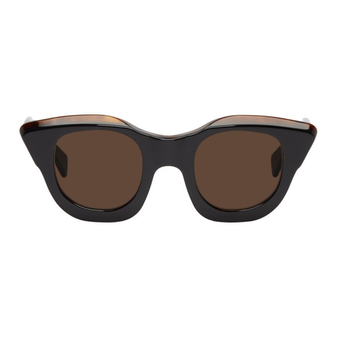 Photo: Kuboraum Black and Tortoiseshell U10 Sunglasses