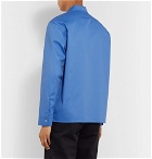 AFFIX - Embroidered Twill Shirt - Blue