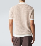 Orlebar Brown Horton crochet cotton polo sweater