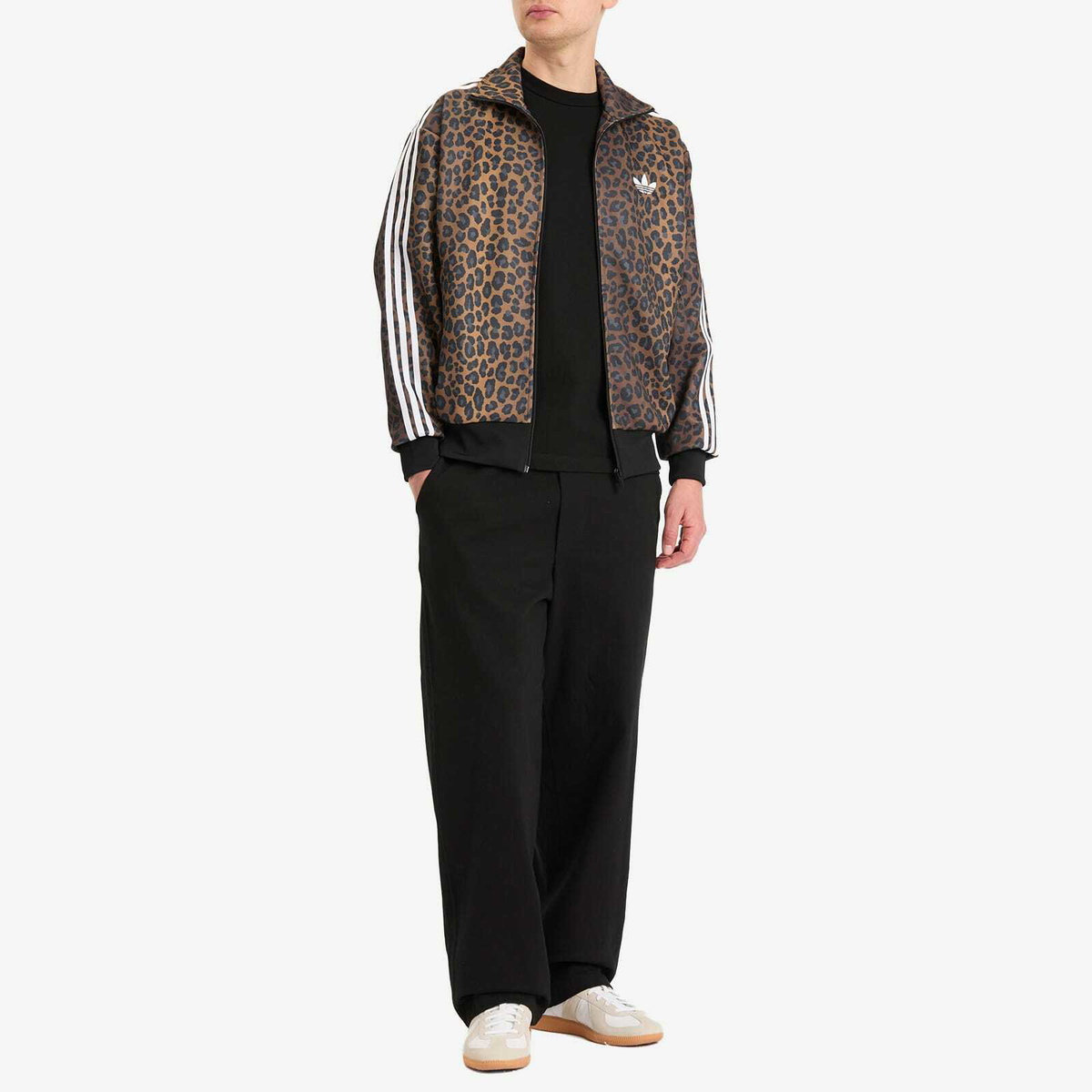 Adidas Men's Fb Track Top in Bronze Strata