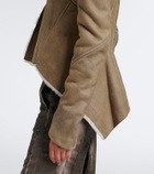 Rick Owens Naska shearling-lined leather jacket