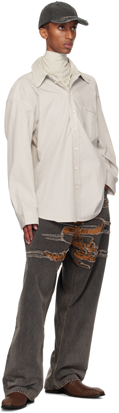 Y/Project Beige Turtleneck Shirt