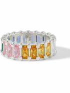 Hatton Labs - Sterling Silver Cubic Zirconia Ring - Multi