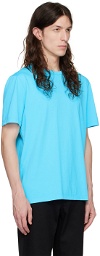 Vince Blue Garment-Dyed T-Shirt