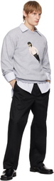 WACKO MARIA Gray Crewneck Sweatshirt