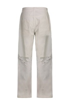 Marine Serre Wide Leg Pant In Regenerated Household Linen