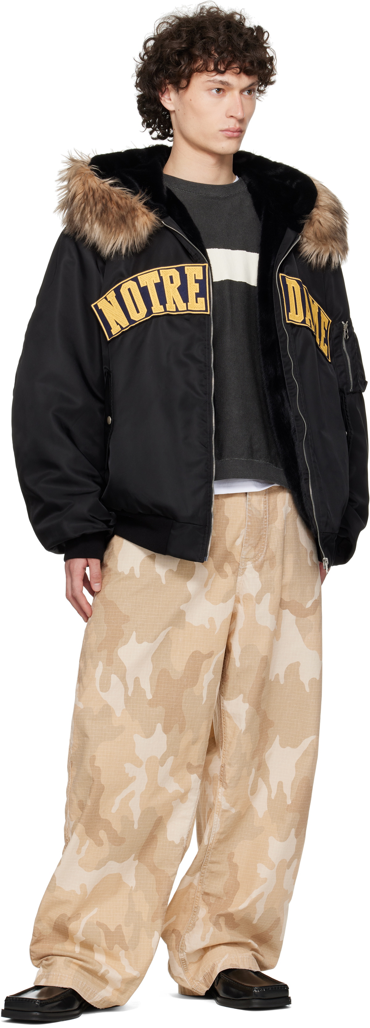 424 Khaki 'Big Daddy' Reversible Trousers