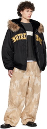 424 Khaki 'Big Daddy' Reversible Trousers