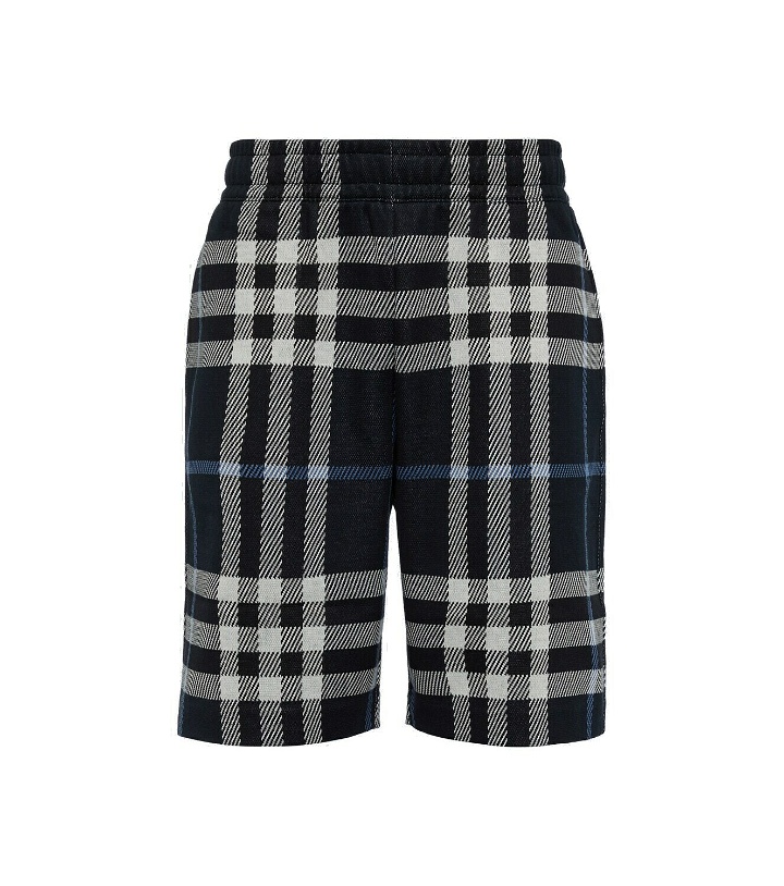 Photo: Burberry Checked cotton shorts