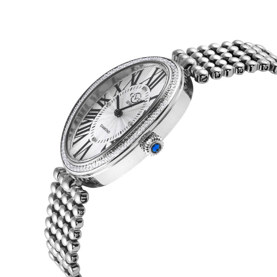 GV2 by Gevril Piazza Navona White Dial Ladies Watch 14800B