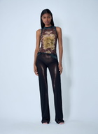 Jean Paul Gaultier Médaillon Mesh Tank Top