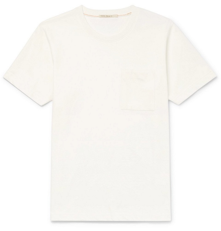 Photo: Nudie Jeans - Kurt Worker Organic Cotton-Jersey T-Shirt - Men - Off-white