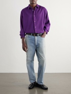 A.PRESSE - No. 37 Wide-Leg Distressed Jeans - Blue