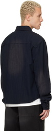 MMIC Navy Ridge Herringbone Shirt