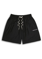 Mki Miyuki Zoku Washed Cotton-blend Short Black