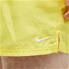 Nike Swim Men's 5" Volley Short in Yellow Strike