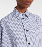 Bottega Veneta Striped cotton shirt dress