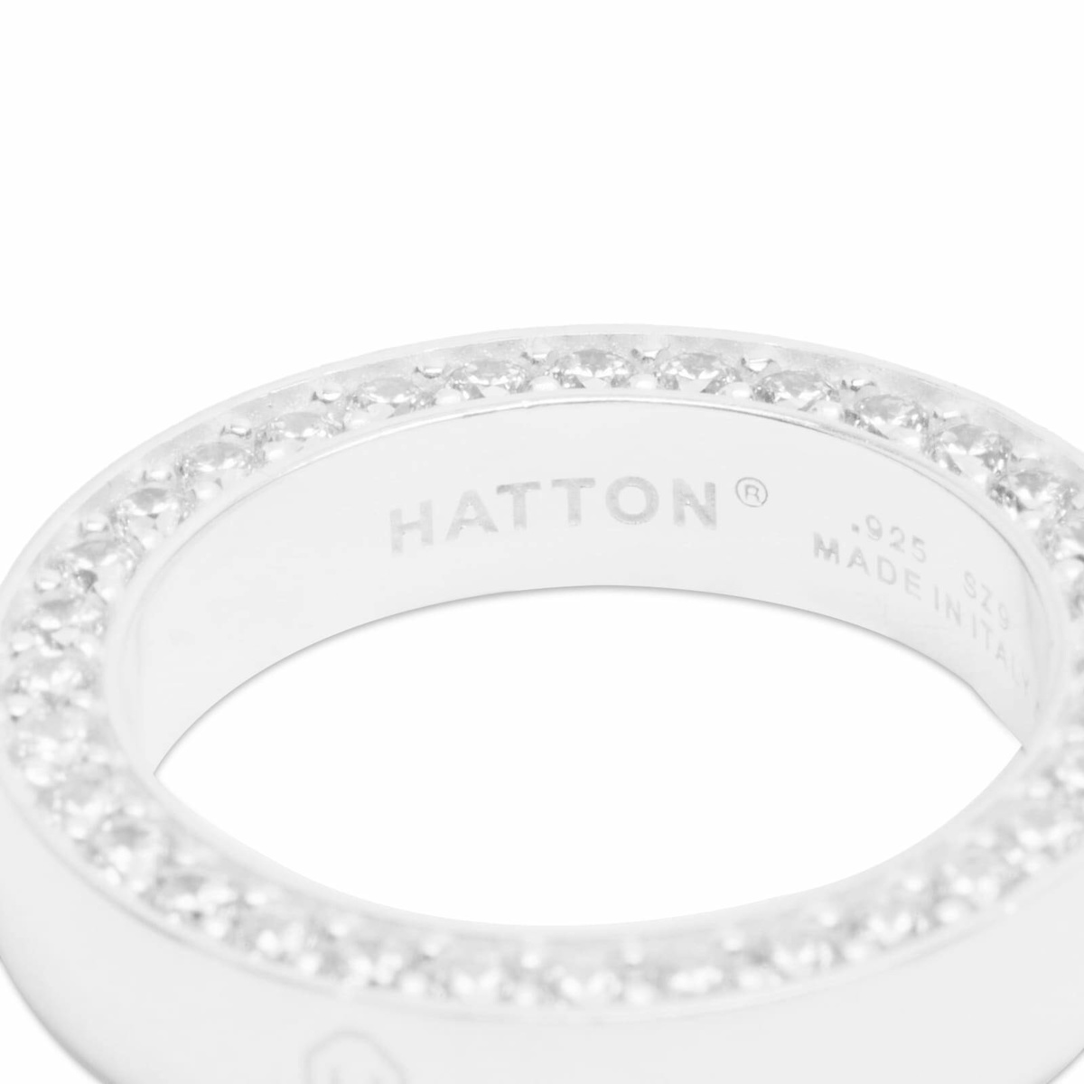 Hatton Labs Men's Spikes Band Ring in Sterling Silver Hatton