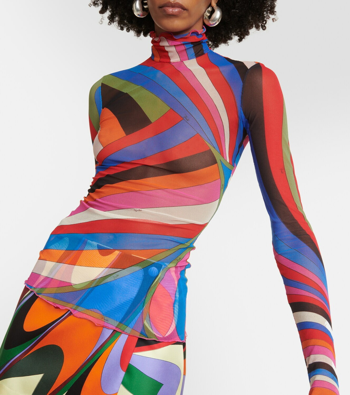 Pucci Iride tulle top Emilio Pucci