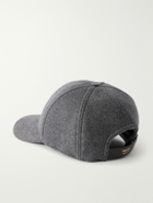 TOM FORD - Logo-Embroidered Cashmere Cap - Gray