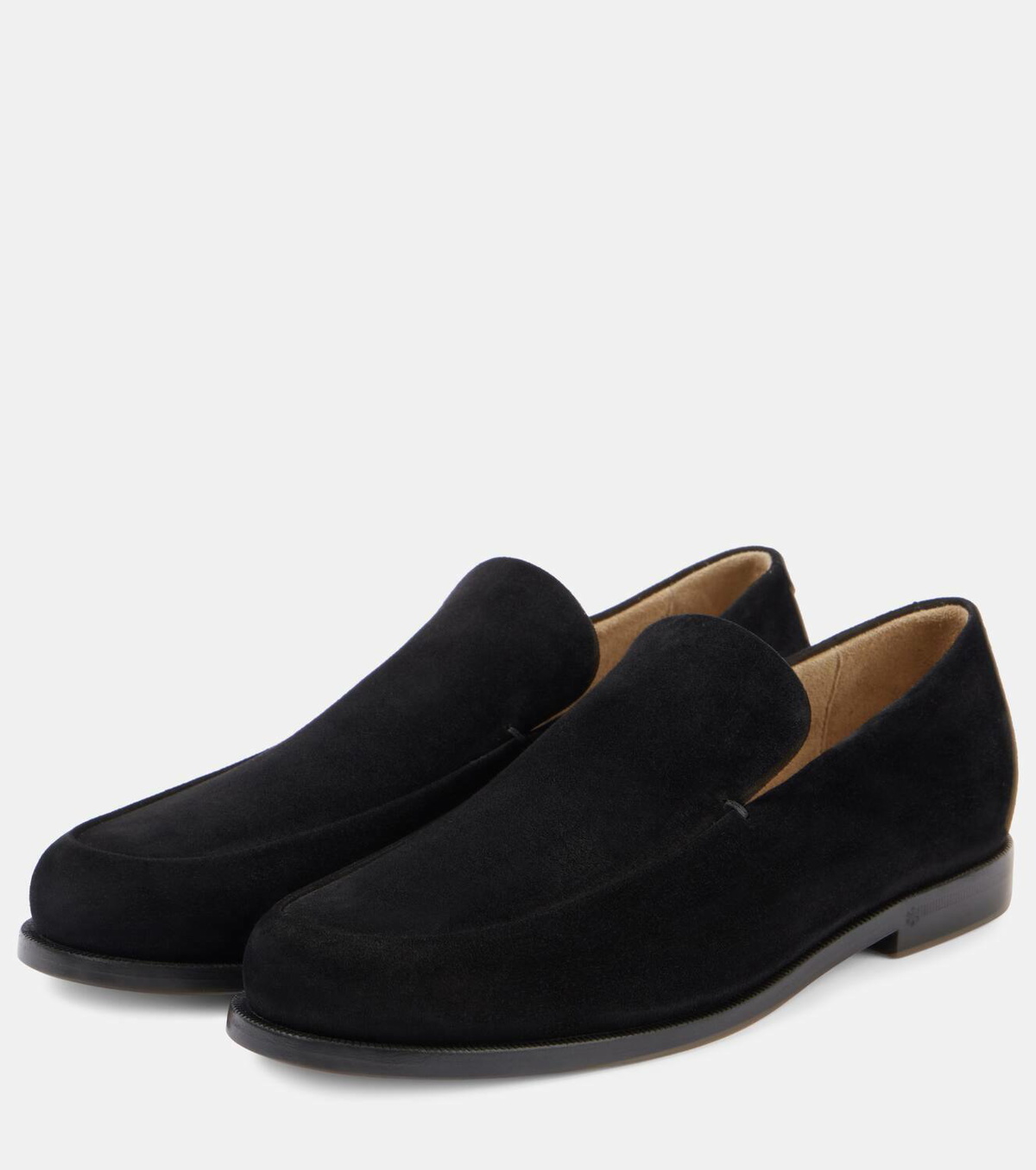Khaite Alessio suede loafers