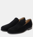 Khaite Alessio suede loafers