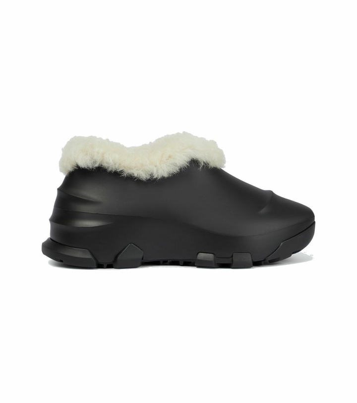 Photo: Givenchy - Monumental Mallow shearling-lined sneakers