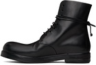 Marsèll Black Zucca Zeppa Lace Up Ankle Boots