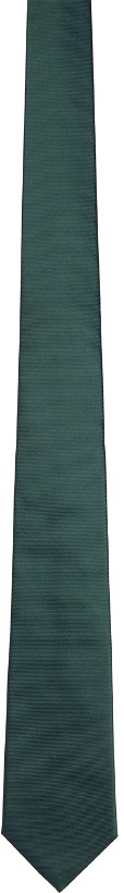 Photo: Burberry Green Silk Classic Cut Tie