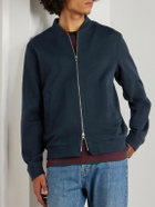 Mr P. - Cotton Zip-Up Sweatshirt - Blue