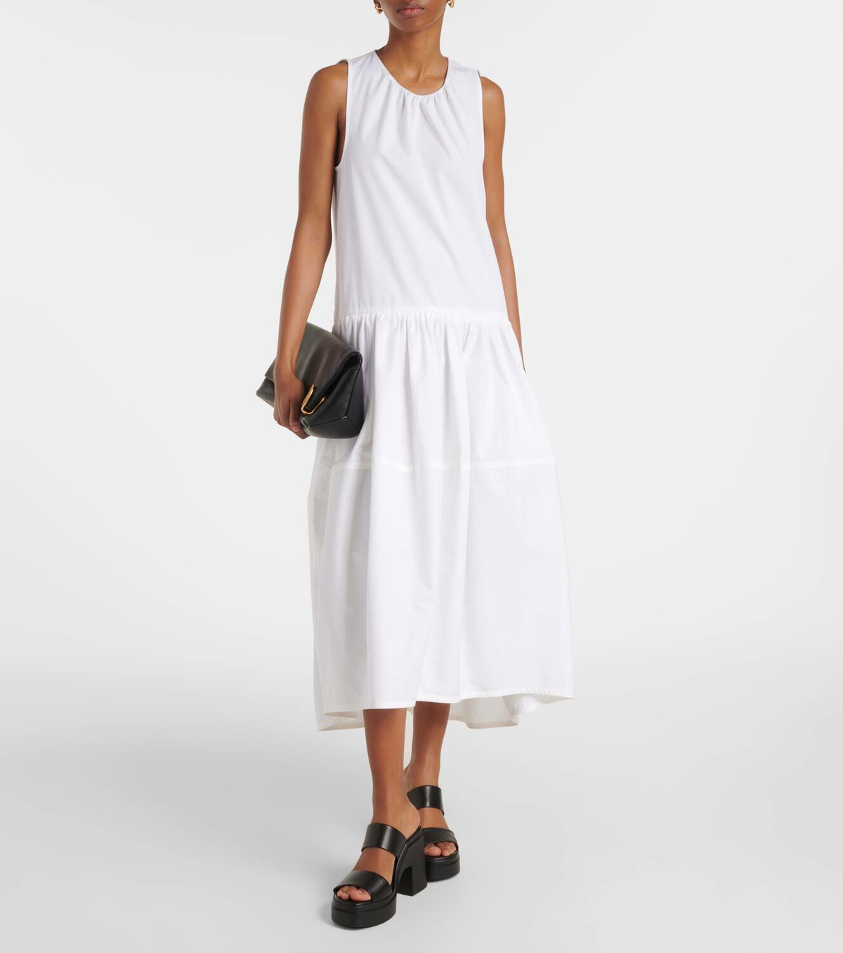 Clergerie Next 110 leather platform mules