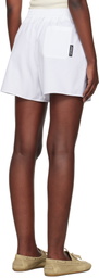 Off-White White Poplin Shorts