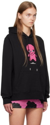 GCDS Black Wirdo Hoodie