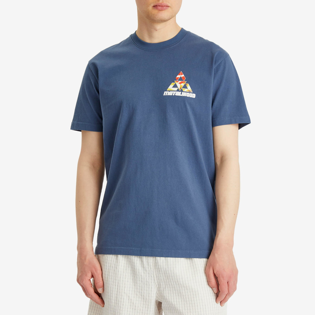 Metalwood Studio Men's Tri-Metal T-Shirt in Midnight
