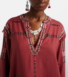 Isabel Marant Freya embroidered silk tunic