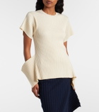 Stella McCartney Ribbed-knit cotton top