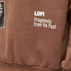 Lo-Fi Men's Fragment Crew Sweat in Bark