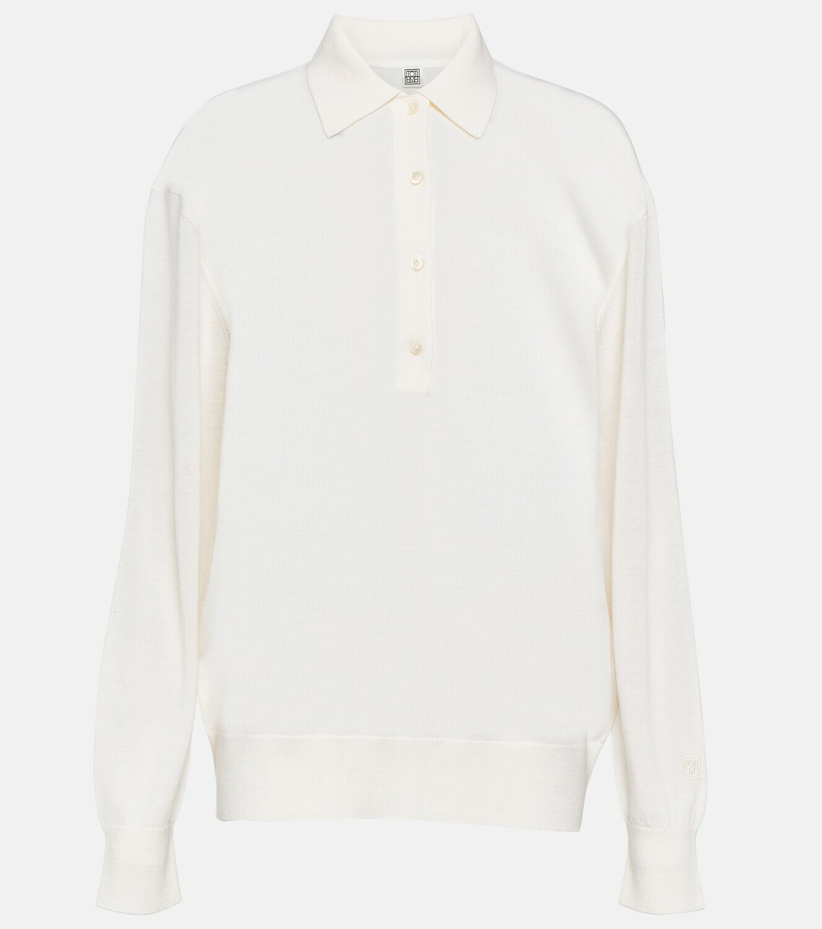 Toteme Wool-blend polo top