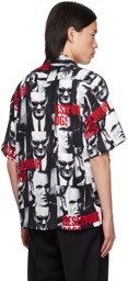 WACKO MARIA Black & Gray Printed Shirt