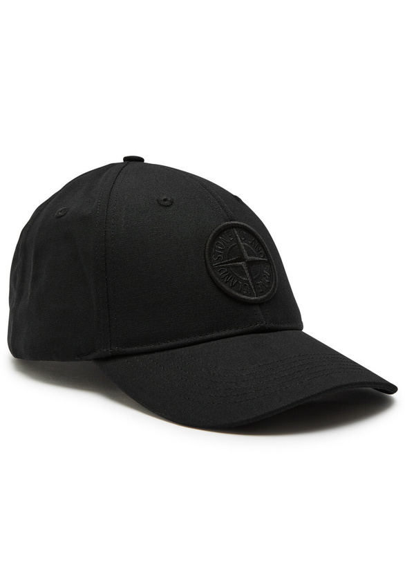 Photo: Stone Island Logo-embroidered Cotton cap - Black - One Size