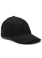 Stone Island Logo-embroidered Cotton cap - Black - One Size