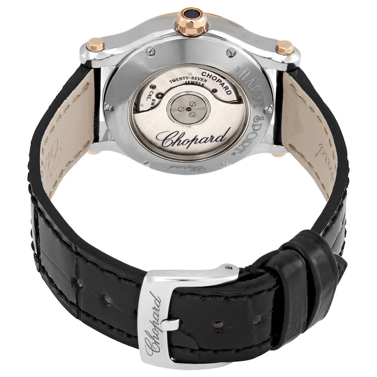Chopard Happy Sport Automatic Silver Dial Ladies Watch 278573-6013