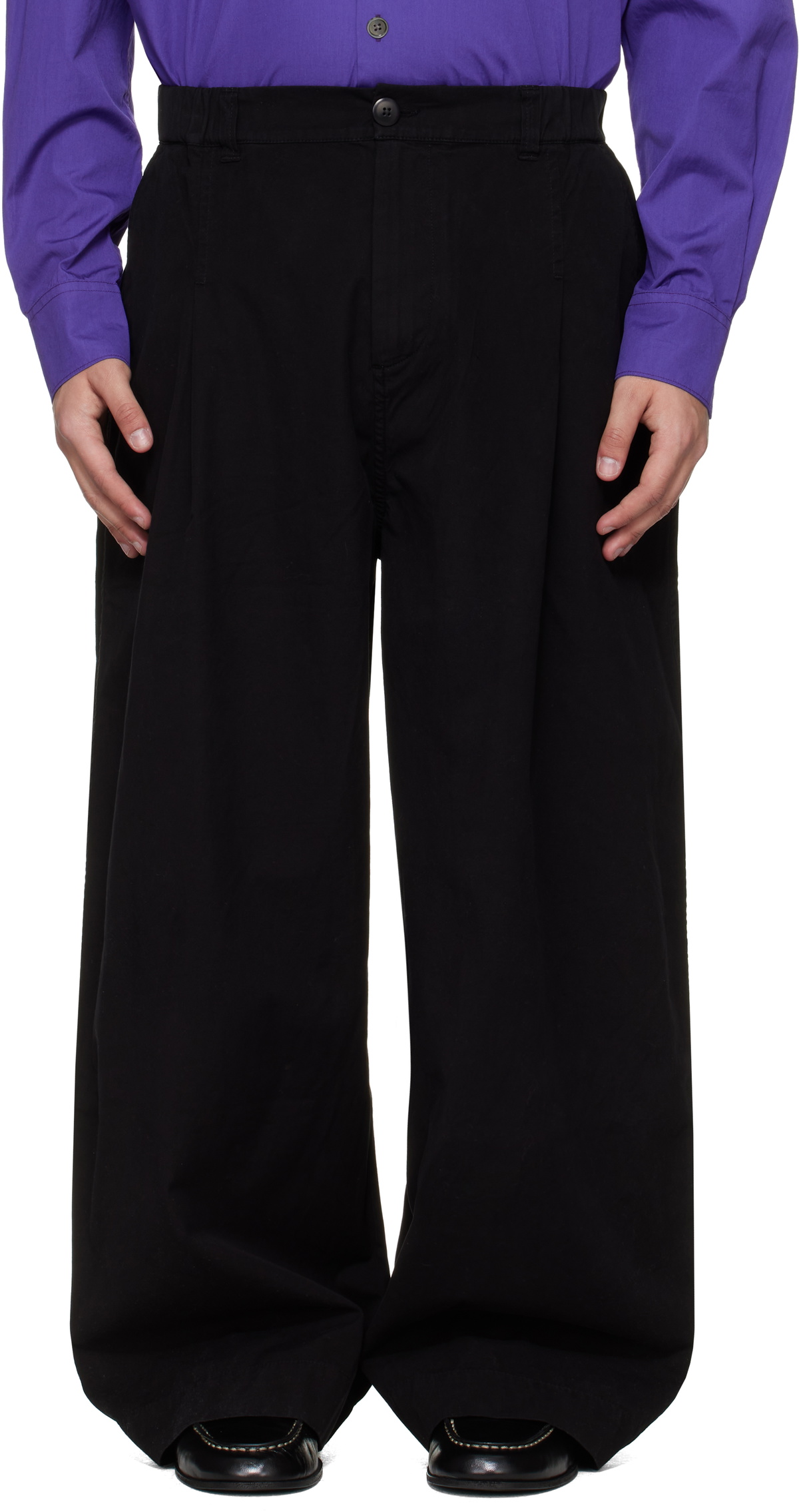 Toogood Black 'The Locksmith' Trousers