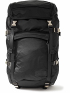 Master-Piece - Leather-Trimmed Nylon-Twill Backpack
