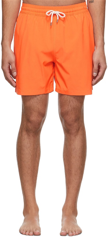 Photo: Polo Ralph Lauren Orange Traveler Swim Shorts