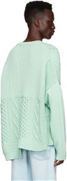 AMBUSH Green Cotton Sweater