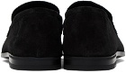 TOM FORD Black Sean Twisted Band Loafers
