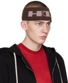 Rick Owens DRKSHDW Brown 'HRDR' Headband