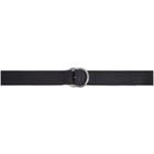 Maximum Henry Black and Silver Double Buckle Belt